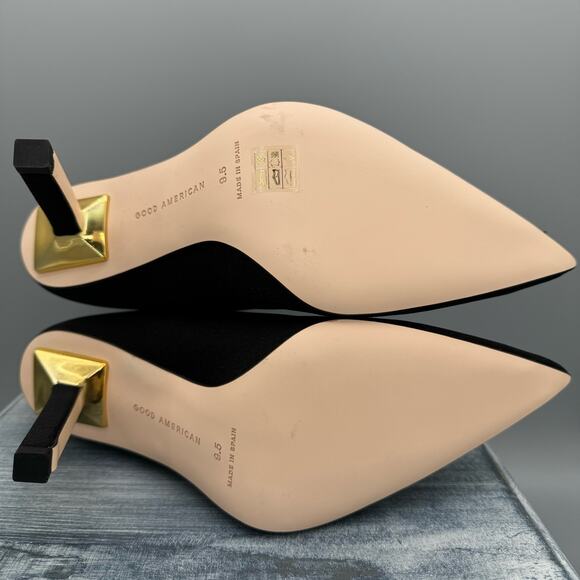 NEW Good American Women’s Ankle Neoprene Booties Black Size 9.5 - Picture 8 of 10